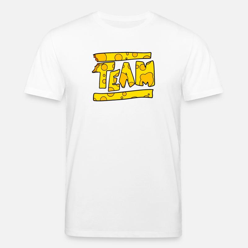 Käse Team - Stanley/Stella Unisex Bio-T-Shirt CREATOR  - Weiß