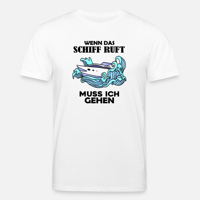 Schiff Schifffahrt - Stanley/Stella Unisex Bio-T-Shirt CREATOR  - Weiß