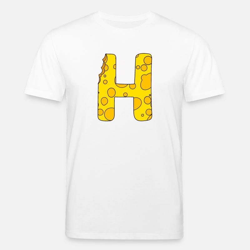 Buchstabe H - Stanley/Stella Unisex Bio-T-Shirt CREATOR  - Weiß