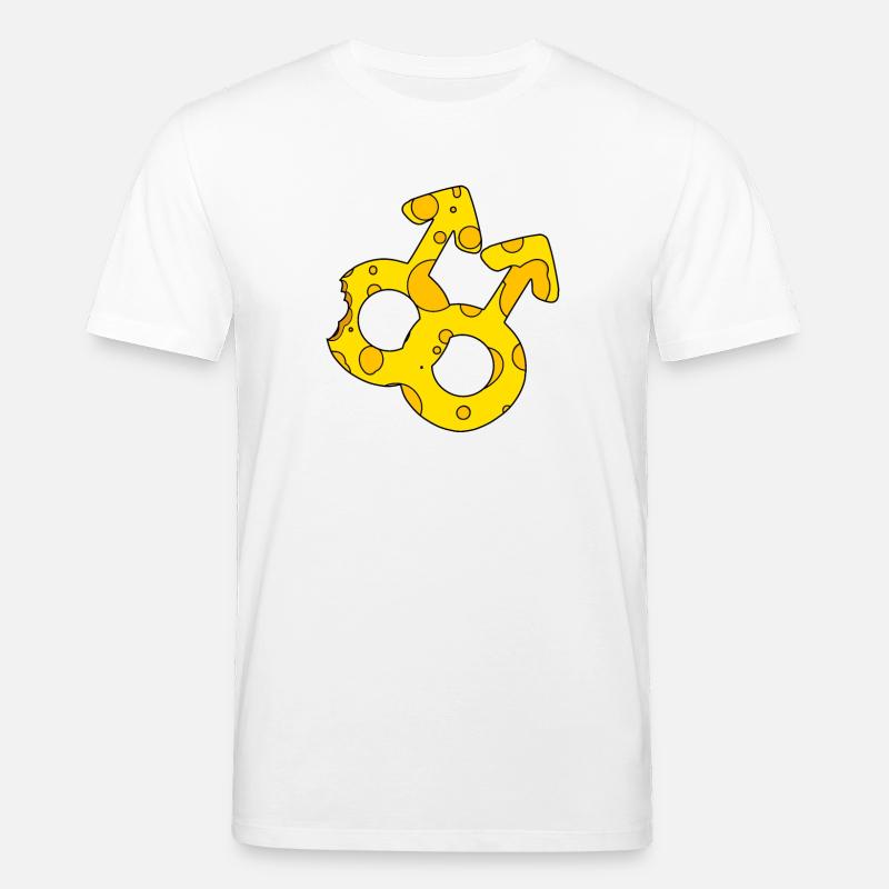 Doppeltes Marssymbol - Stanley/Stella Unisex Bio-T-Shirt CREATOR  - Weiß