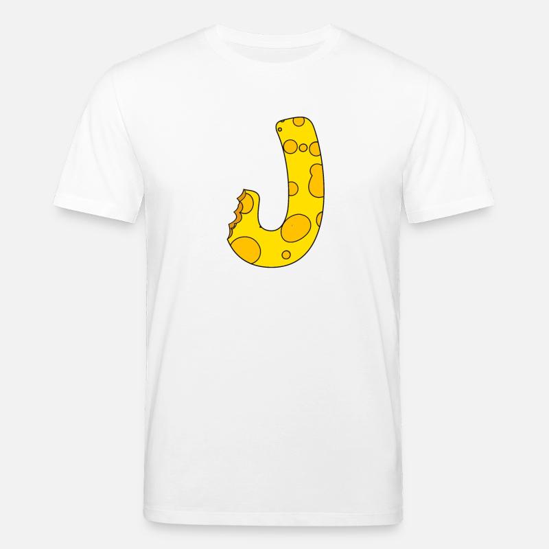 Buchstabe J - Stanley/Stella Unisex Bio-T-Shirt CREATOR  - Weiß