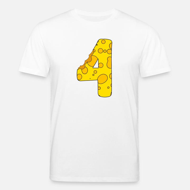 Fromage numéro 4 - T-shirt bio CREATOR Stanley/Stella Unisexe - blanc
