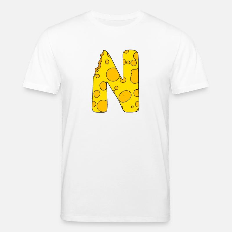 Buchstabe N - Stanley/Stella Unisex Bio-T-Shirt CREATOR  - Weiß