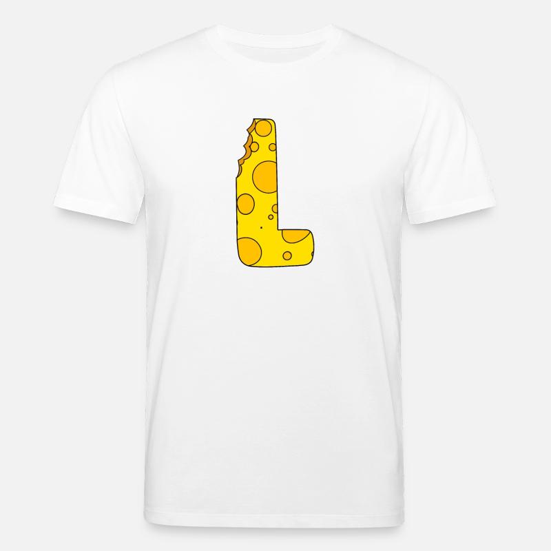 Buchstabe L - Stanley/Stella Unisex Bio-T-Shirt CREATOR  - Weiß