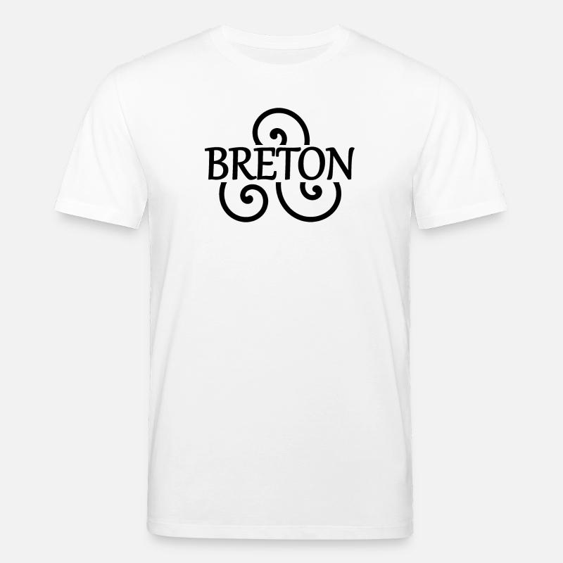 Bretonisch (schwarz) - Stanley/Stella Unisex Bio-T-Shirt CREATOR  - Weiß