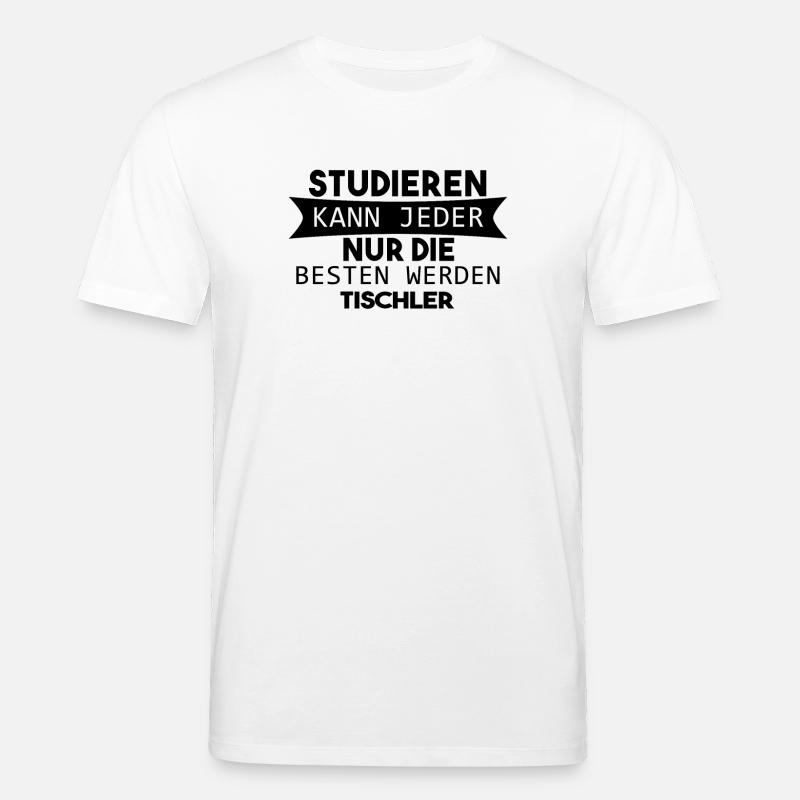 Tischler Geschenk - Stanley/Stella Unisex Bio-T-Shirt CREATOR  - Weiß