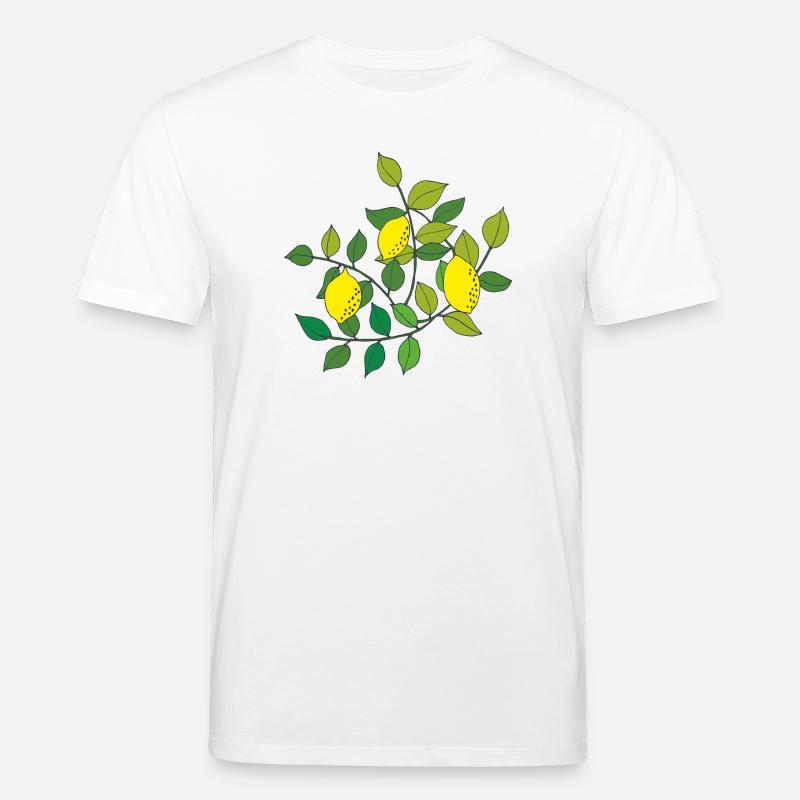zitronen baum - Stanley/Stella Unisex Bio-T-Shirt CREATOR  - Weiß