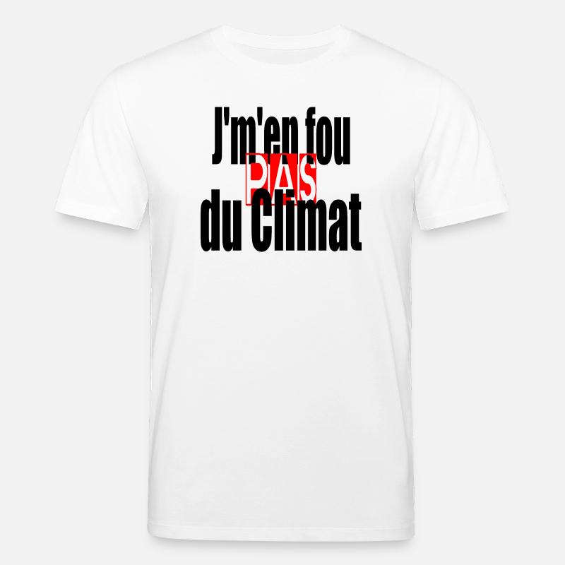 climat - T-shirt bio CREATOR Stanley/Stella Unisexe - blanc