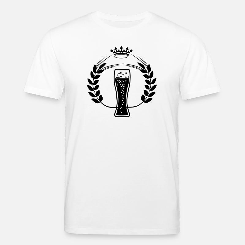Bière de blé grain de maïs - T-shirt bio CREATOR Stanley/Stella Unisexe - blanc