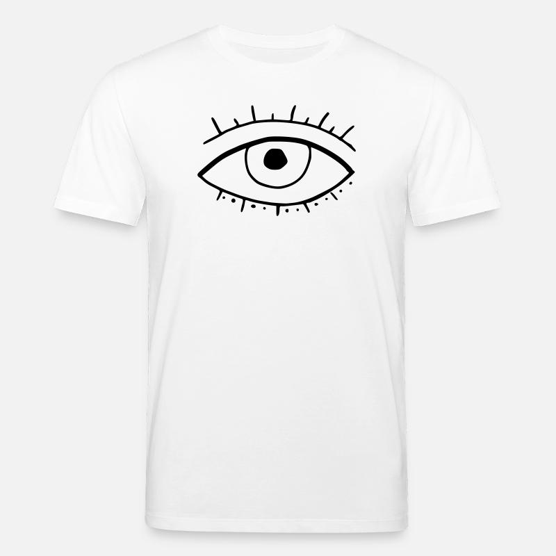 Auge - Stanley/Stella Unisex Bio-T-Shirt CREATOR  - Weiß