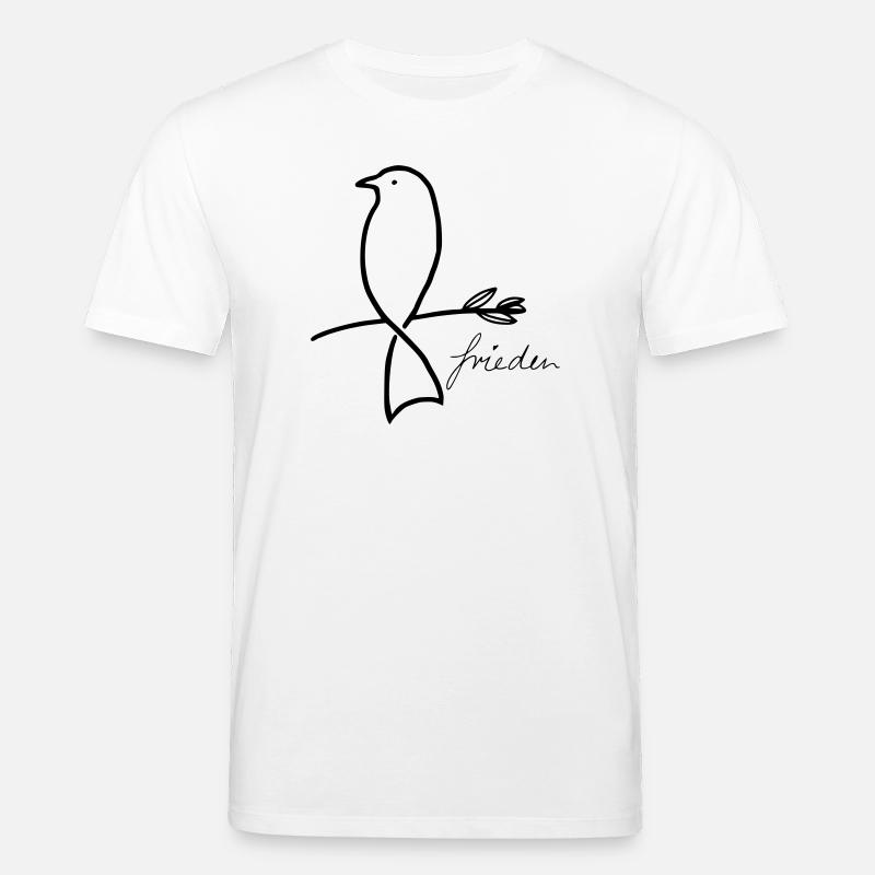 Paix - T-shirt bio CREATOR Stanley/Stella Unisexe - blanc