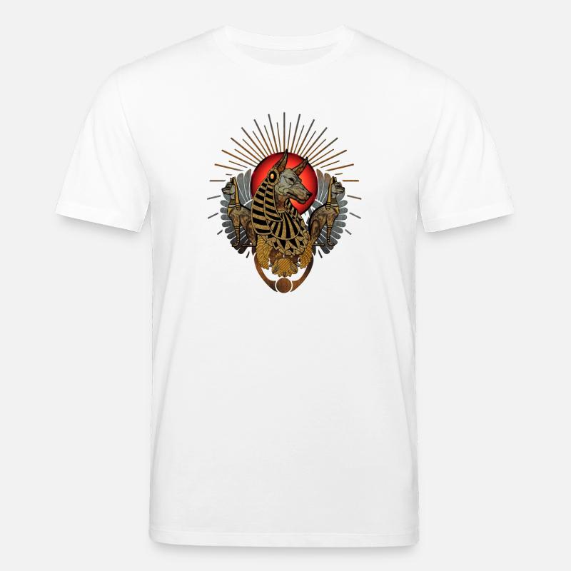 Die dunklen Anubis - Stanley/Stella Unisex Bio-T-Shirt CREATOR  - Weiß