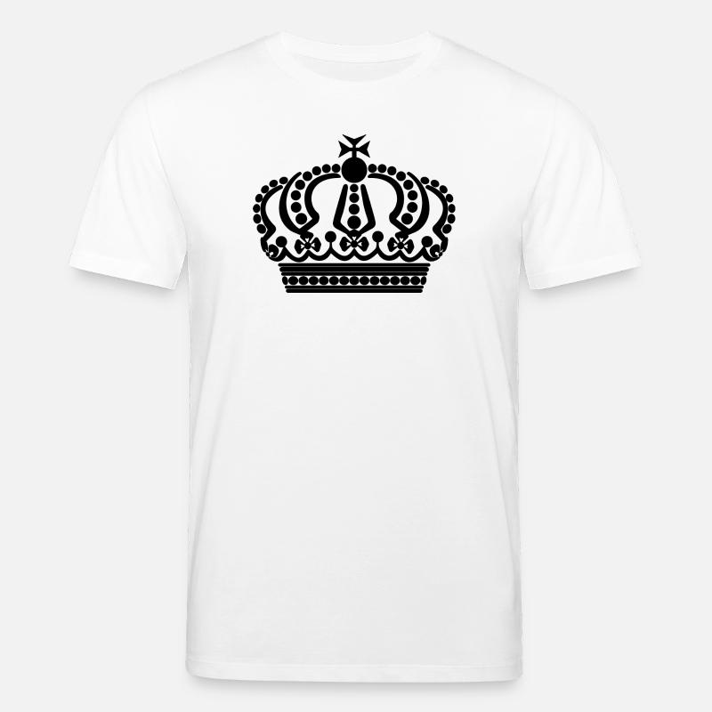 Schwarze Krone - Stanley/Stella Unisex Bio-T-Shirt CREATOR  - Weiß