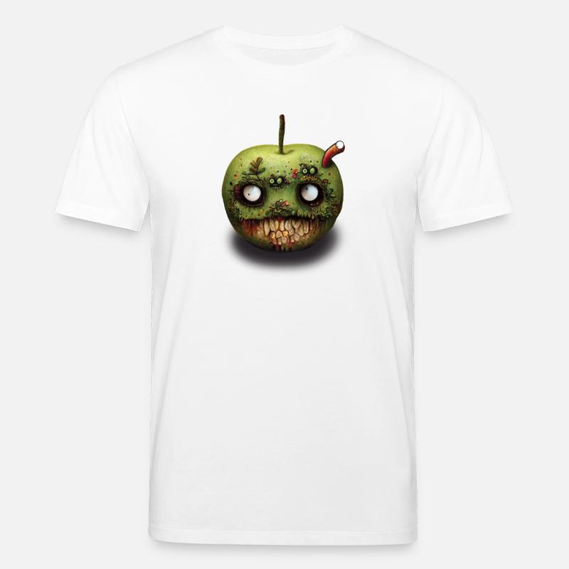 Zombie Pomme Fallen Fruit - T-shirt bio CREATOR Stanley/Stella Unisexe - blanc