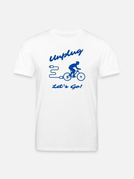 Unplug Let's Go - Stanley/Stella Unisex Bio-T-Shirt CREATOR - Weiß
