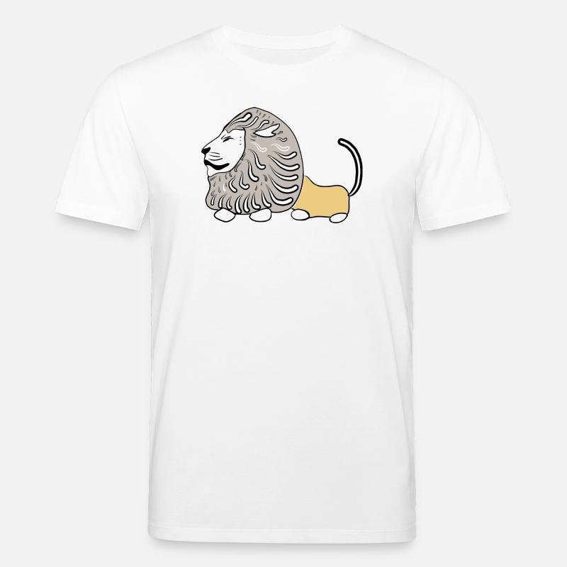 LION VECTER - T-shirt bio CREATOR Stanley/Stella Unisexe - blanc