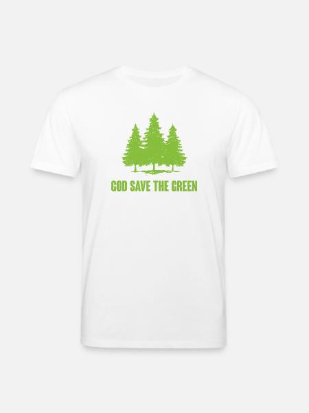 God Save The Green - Stanley/Stella CREATOR Unisex Organic T-Shirt - white