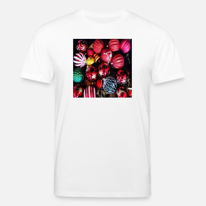 Christbaumkugeln - Weihnachtsdeko - Stanley/Stella Unisex Bio-T-Shirt CREATOR  - Weiß