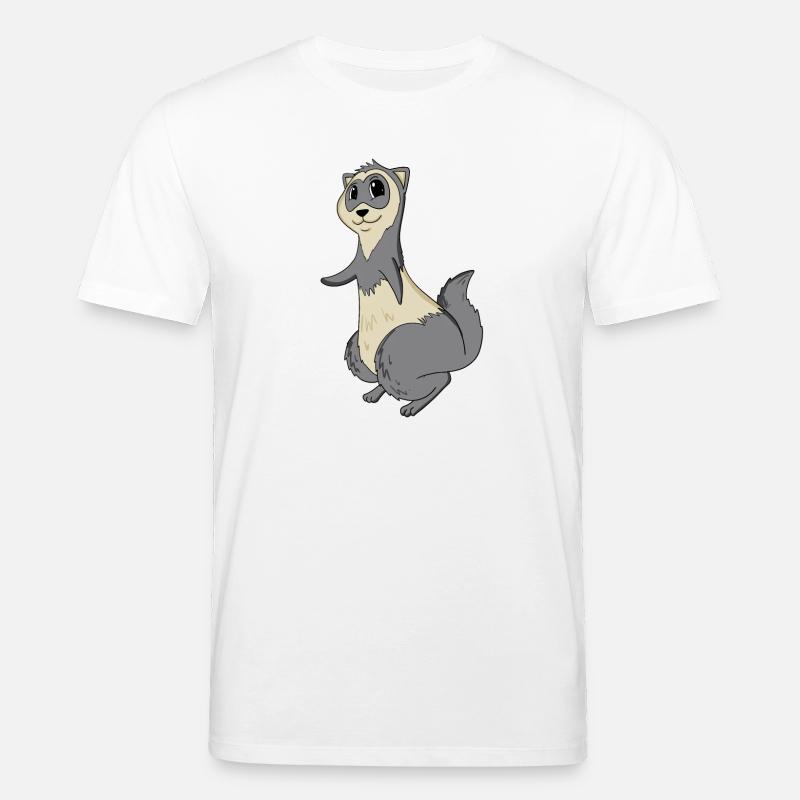 Frettchen - Stanley/Stella Unisex Bio-T-Shirt CREATOR  - Weiß