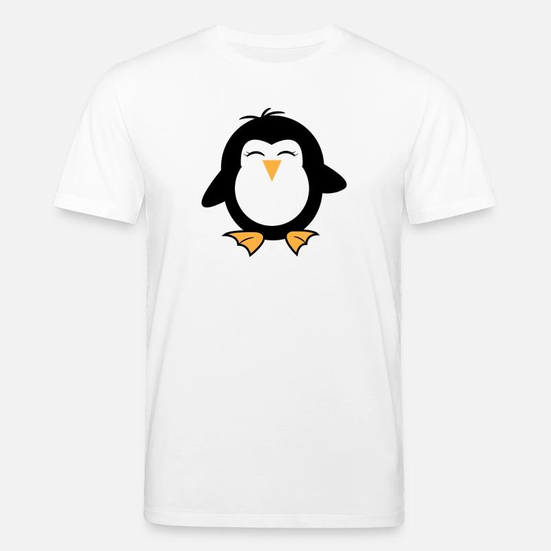 Seevogel Tier Süß Pinguin Vogel Arktis - Stanley/Stella Unisex Bio-T-Shirt CREATOR  - Weiß