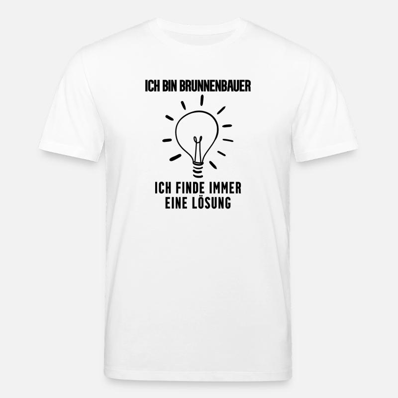 Brunnenbauer - Stanley/Stella Unisex Bio-T-Shirt CREATOR - Weiß