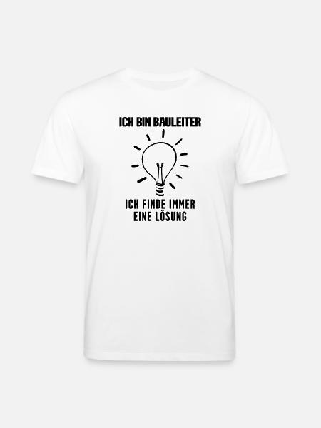 Bauleiter - Stanley/Stella Unisex Bio-T-Shirt CREATOR  - Weiß