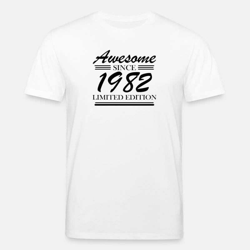 1982 - Born 1982 - Stanley/Stella CREATOR Unisex Organic T-Shirt - white