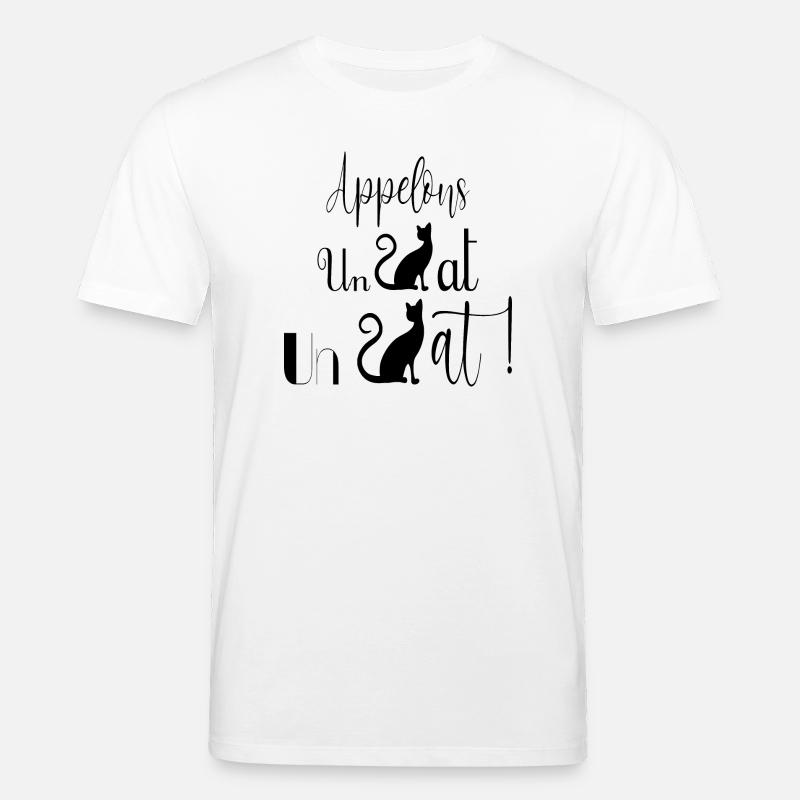 chat - T-shirt bio CREATOR Stanley/Stella Unisexe - blanc