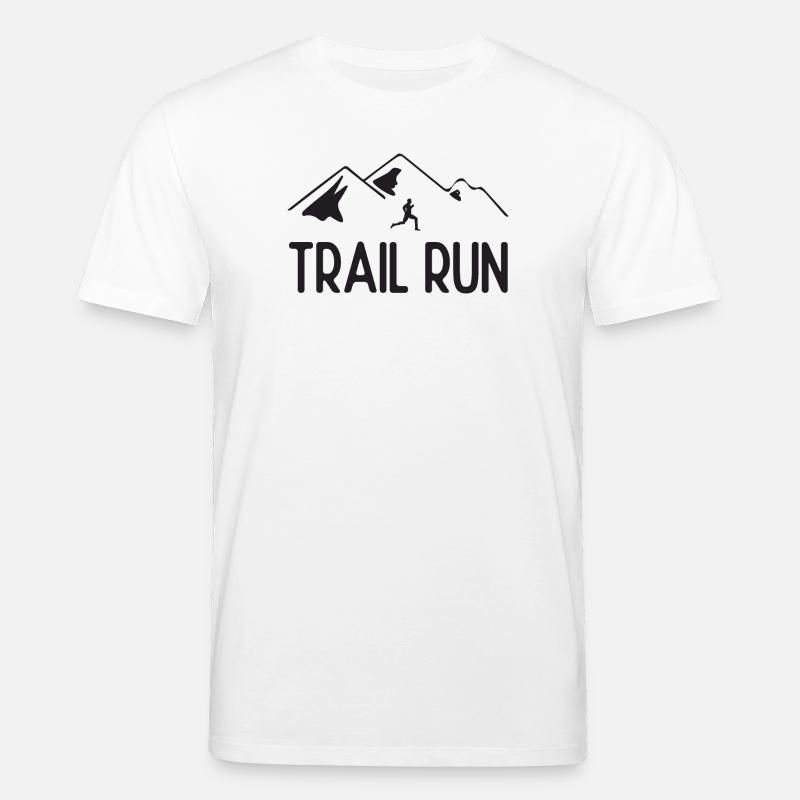 Course de sentier - T-shirt bio CREATOR Stanley/Stella Unisexe - blanc