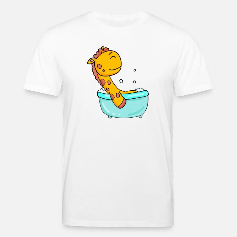 Girafe - T-shirt bio CREATOR Stanley/Stella Unisexe - blanc