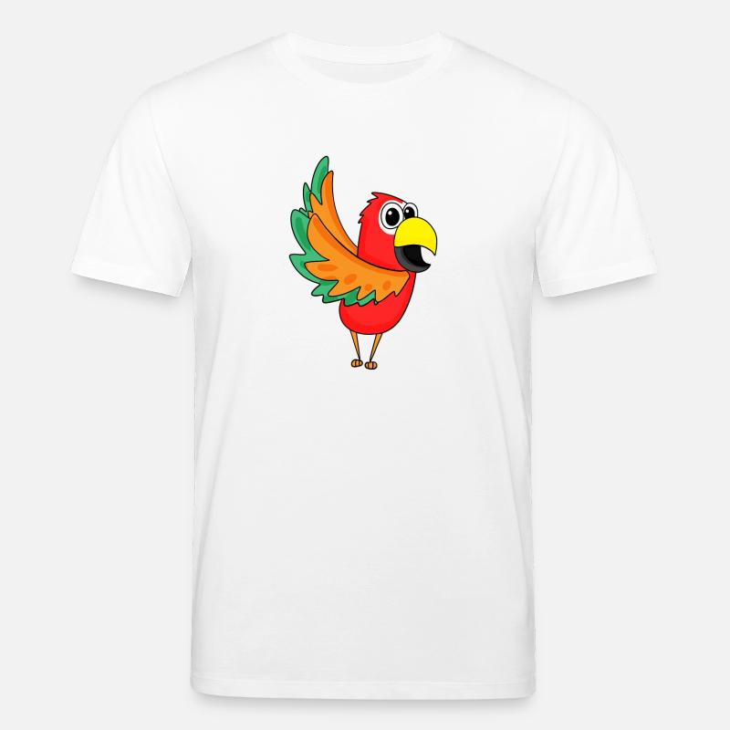 Parrot Jungle - Stanley/Stella CREATOR Unisex Organic T-Shirt - white