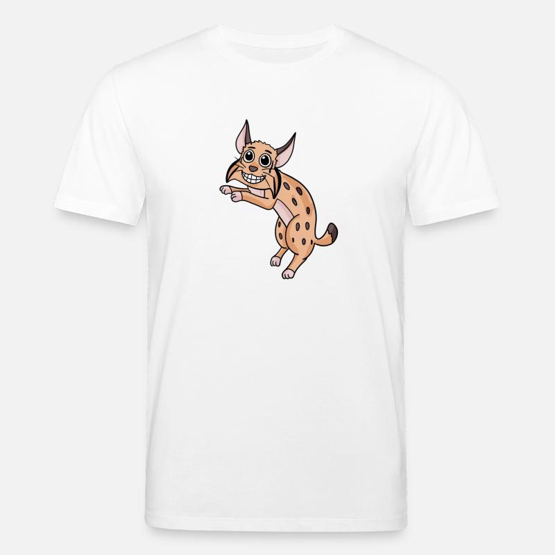 Pardelluchs Luchs Wildkatze Iberischer Luchs - Stanley/Stella Unisex Bio-T-Shirt CREATOR  - Weiß