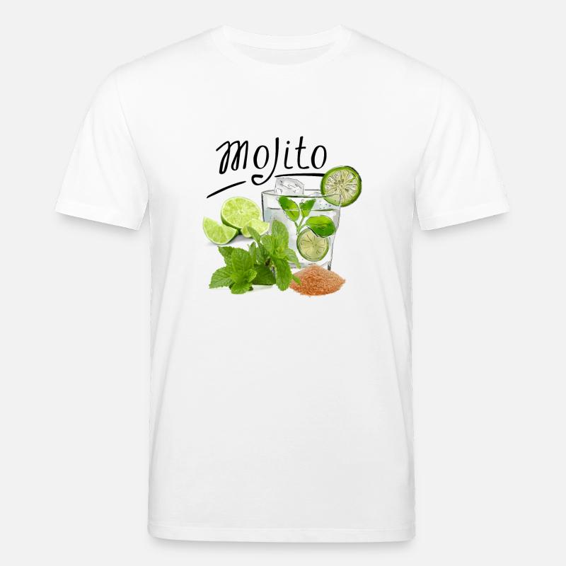Mojito Drink ART - Stanley/Stella Unisex Bio-T-Shirt CREATOR - Weiß