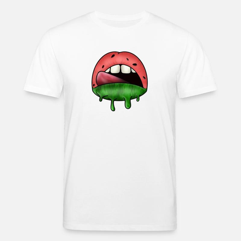 Lèvres de pastèque - T-shirt bio CREATOR Stanley/Stella Unisexe - blanc