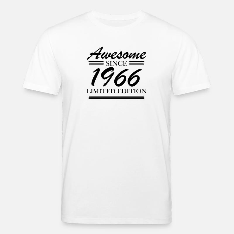 1966 - Né en 1966 - T-shirt bio CREATOR Stanley/Stella Unisexe - blanc