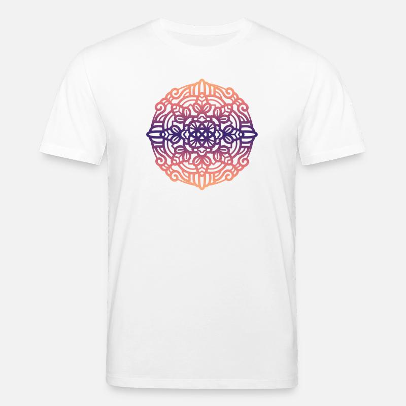 Mandala - Stanley/Stella Unisex Bio-T-Shirt CREATOR  - Weiß