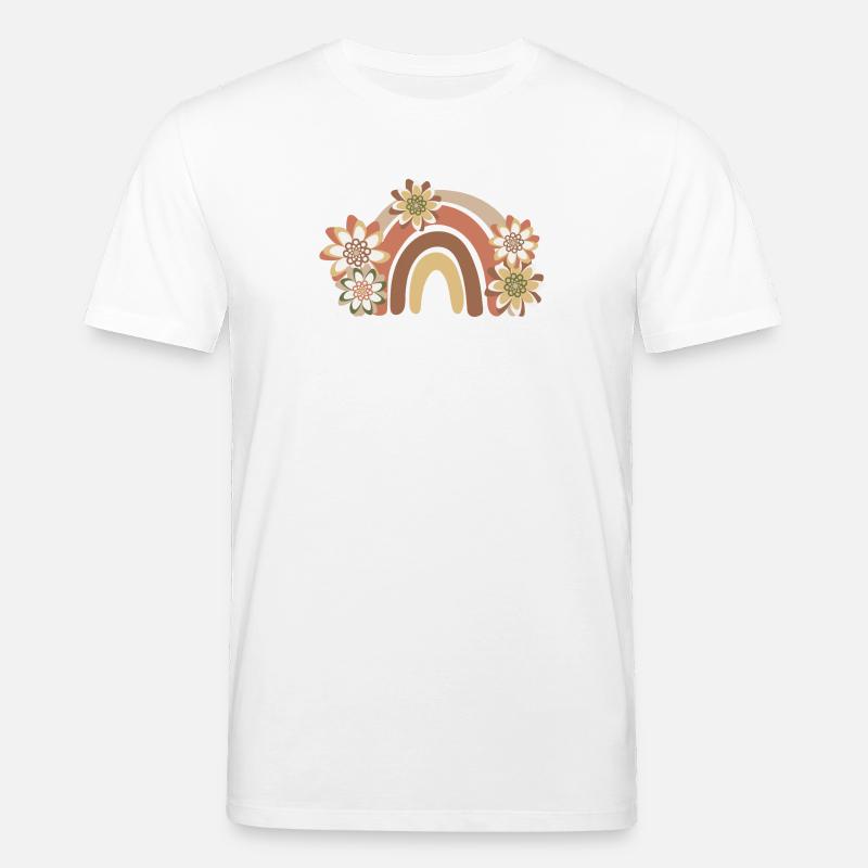 Regenbogen Boho, Bohême - Stanley/Stella Unisex Bio-T-Shirt CREATOR  - Weiß