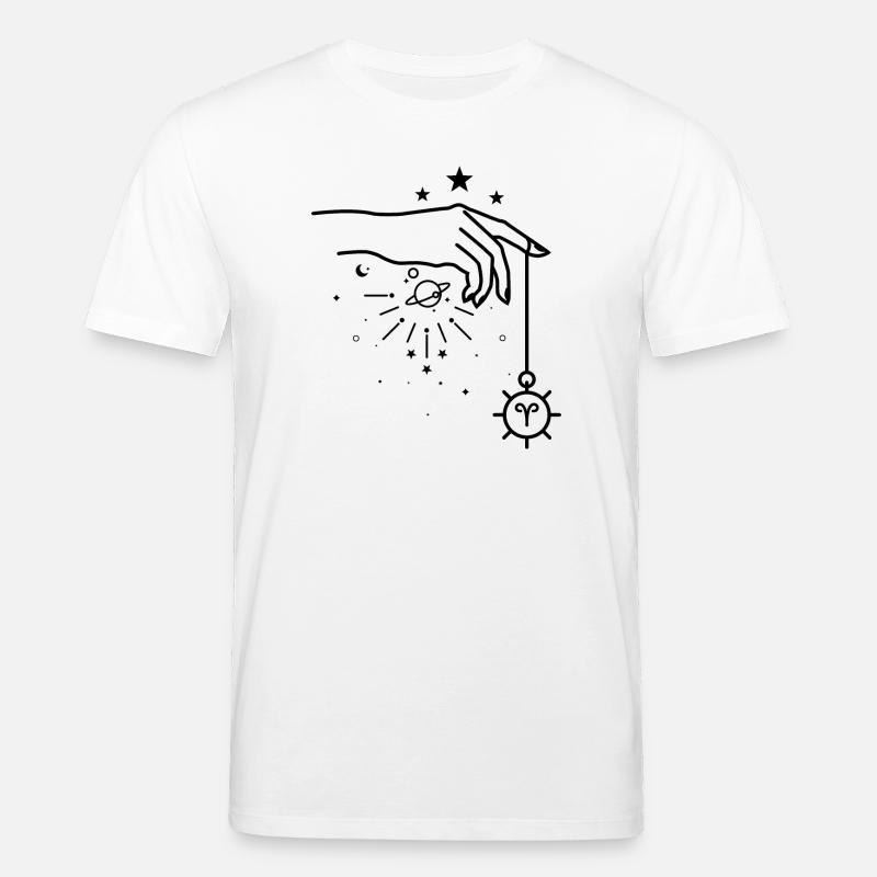 Widder Tierkreis-Astrologie - Stanley/Stella Unisex Bio-T-Shirt CREATOR  - Weiß