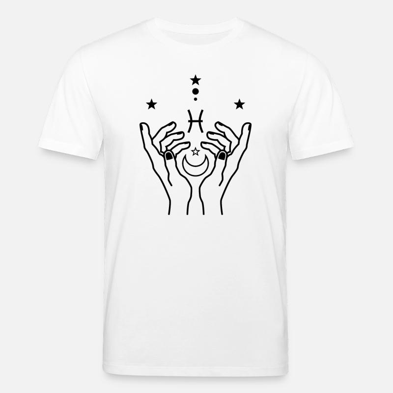 Fische Tierkreis-Astrologie - Stanley/Stella Unisex Bio-T-Shirt CREATOR - Weiß
