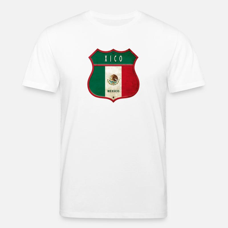 Xico Mexiko Wappen Design - Stanley/Stella Unisex Bio-T-Shirt CREATOR  - Weiß
