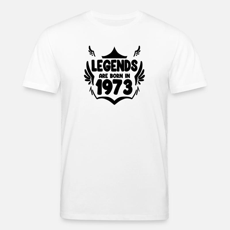 1973 - Né en 1973 - T-shirt bio CREATOR Stanley/Stella Unisexe - blanc