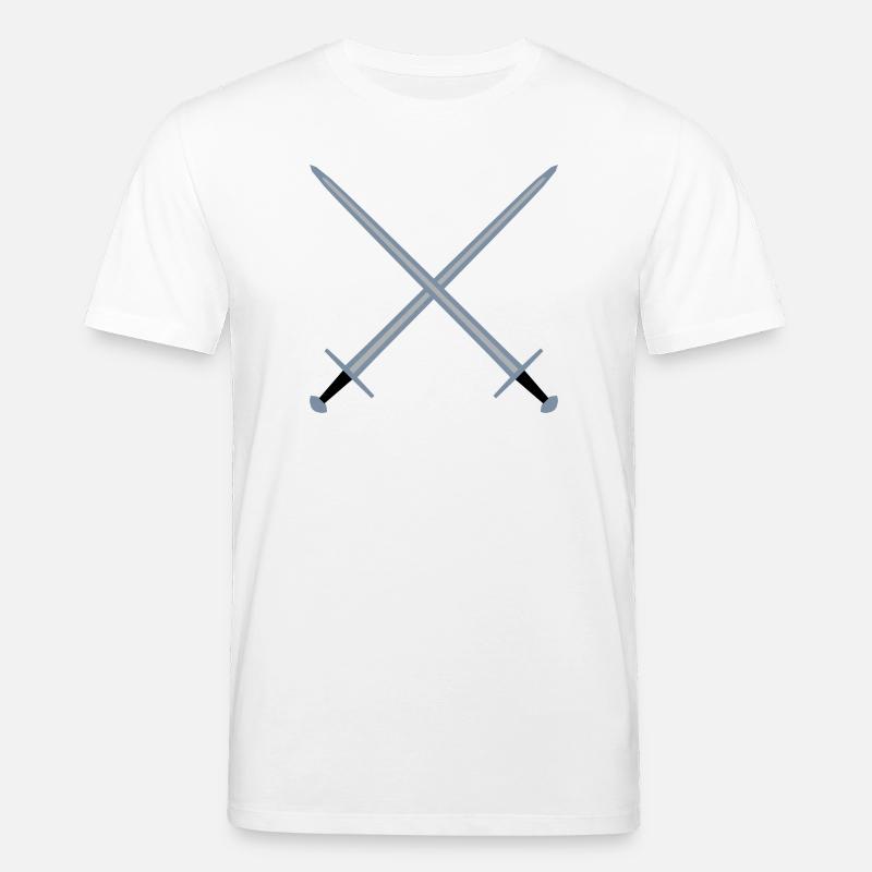 Épées croisées. - T-shirt bio CREATOR Stanley/Stella Unisexe - blanc