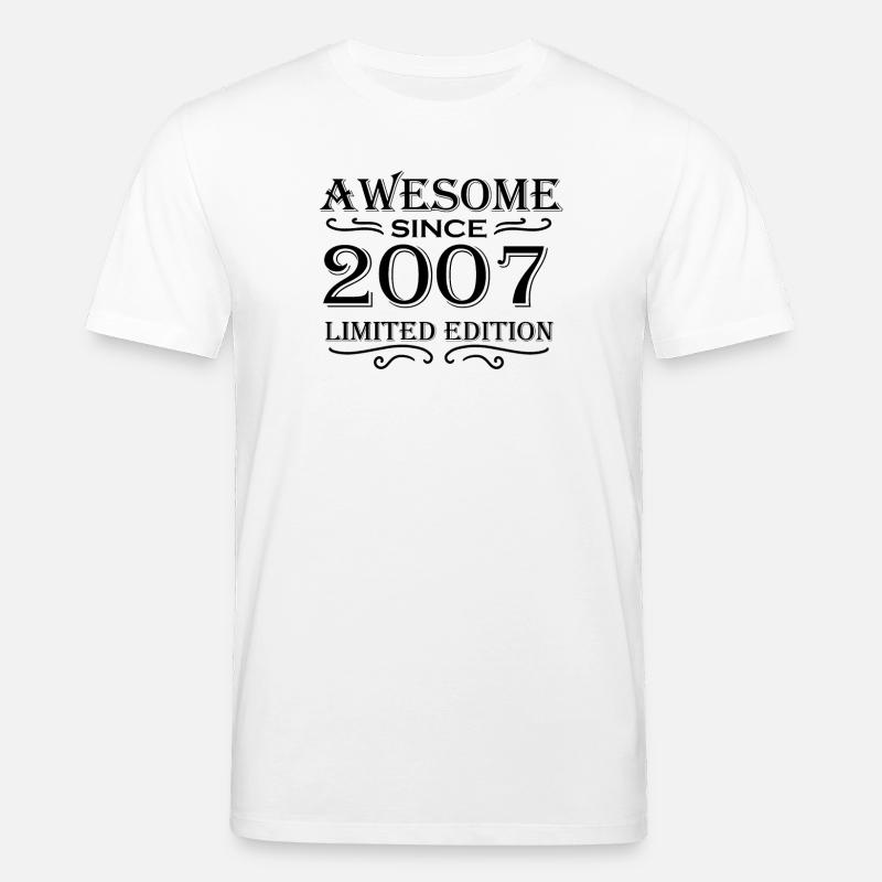2007 - Né en 2007 - T-shirt bio CREATOR Stanley/Stella Unisexe - blanc