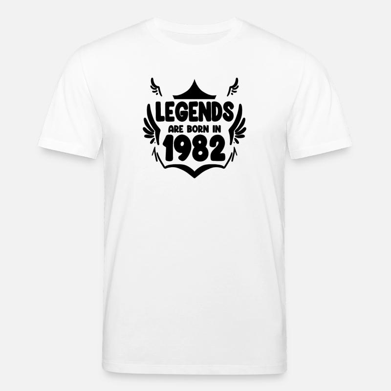 1982 - Born 1982 - Stanley/Stella CREATOR Unisex Organic T-Shirt - white