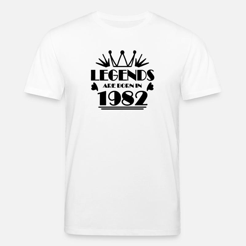 1982 - Born 1982 - Stanley/Stella CREATOR Unisex Organic T-Shirt - white