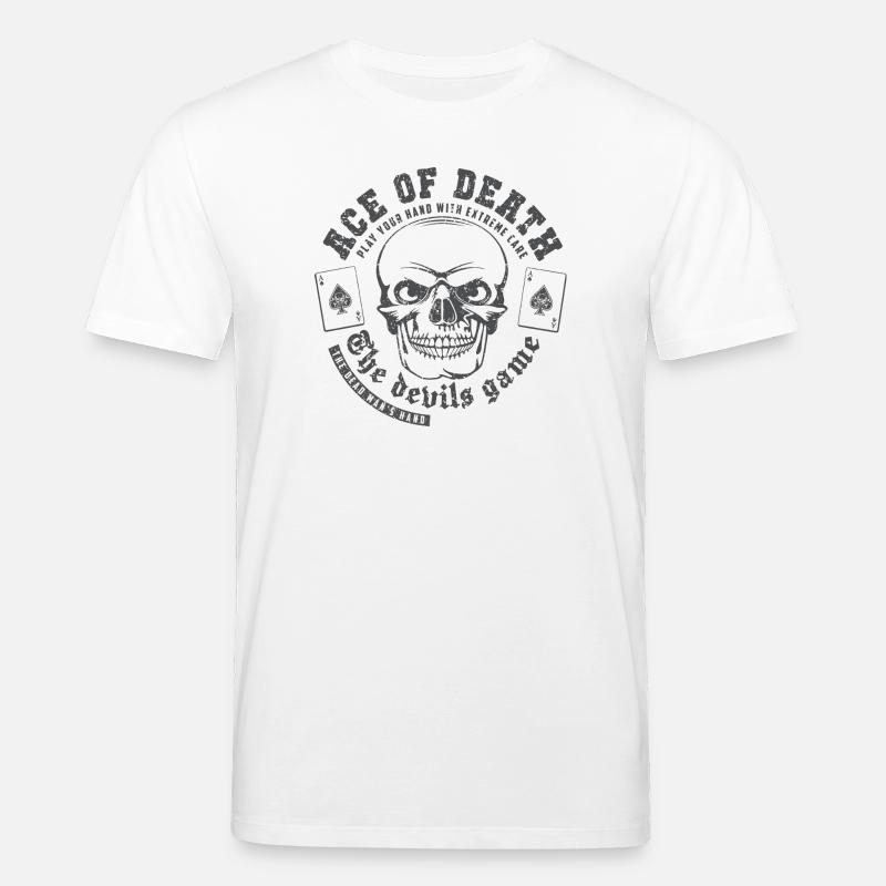 Ass des Todes - Stanley/Stella Unisex Bio-T-Shirt CREATOR  - Weiß