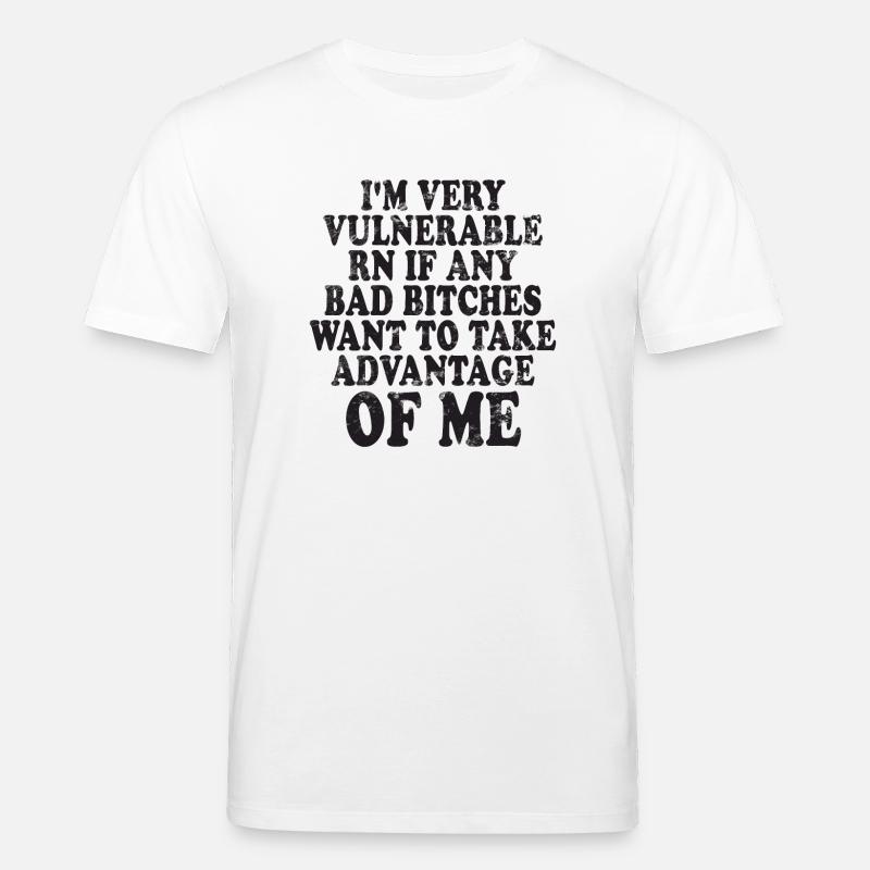 I'm Very Vulnerable RN - Stanley/Stella Unisex Bio-T-Shirt CREATOR  - Weiß