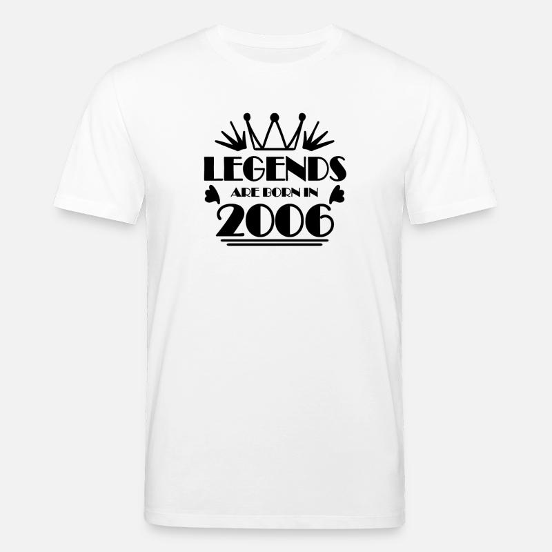 2006 - Né en 2006 - T-shirt bio CREATOR Stanley/Stella Unisexe - blanc