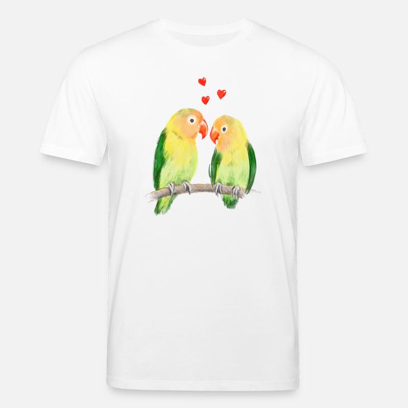 Turteltauben - Stanley/Stella Unisex Bio-T-Shirt CREATOR  - Weiß