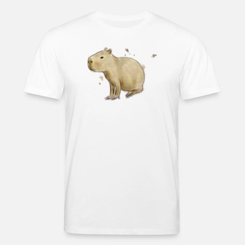 Capybara - Stanley/Stella Unisex Bio-T-Shirt CREATOR  - Weiß